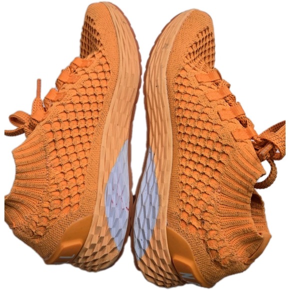 NOBULL Allday Knit Neon Orange Running Sneakers Workout Gym Mens 7.5 US Womens 9 - Picture 5 of 12